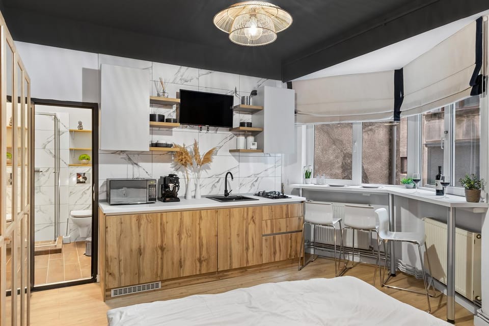 TV and multimedia, Kitchen or kitchenette, Dining area, minibar, oven, stove