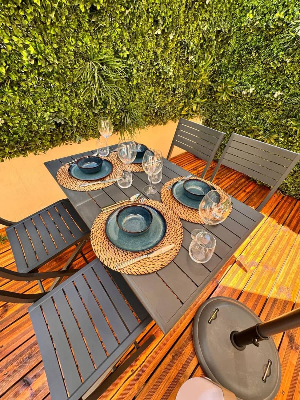 Patio, Spring, Day, Garden, Dining area, Garden view