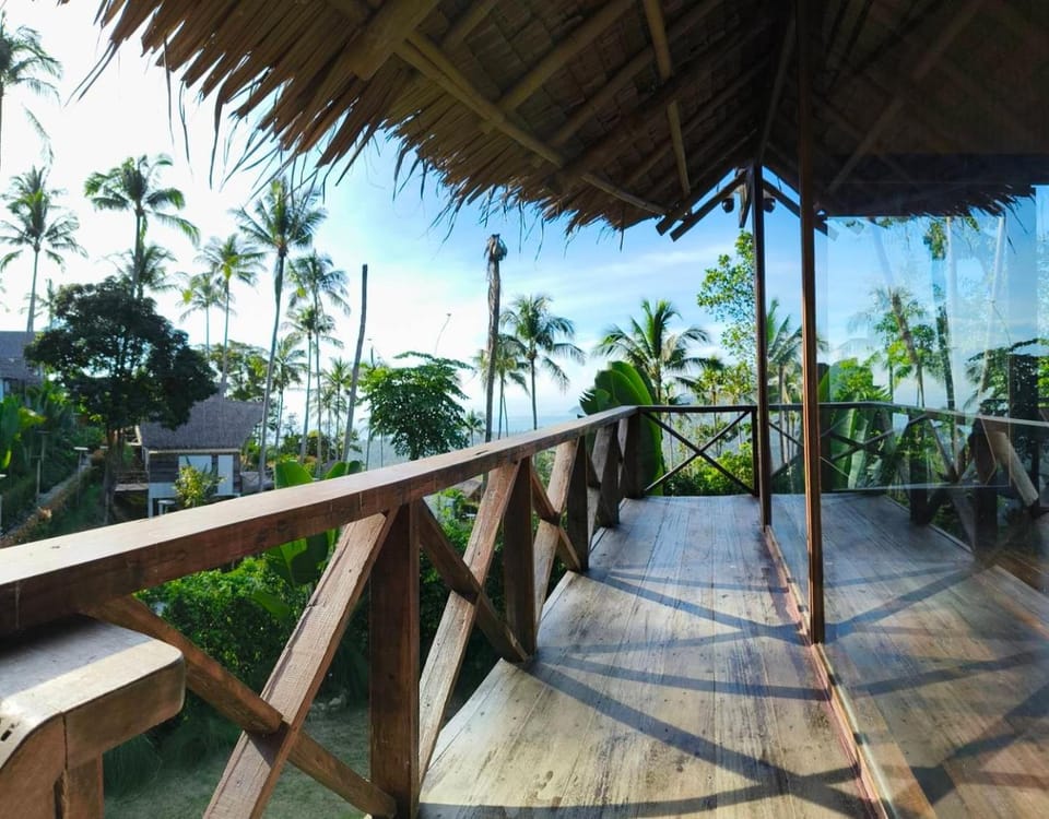 Patio, Day, Natural landscape, View (from property/room), Balcony/Terrace, Sea view