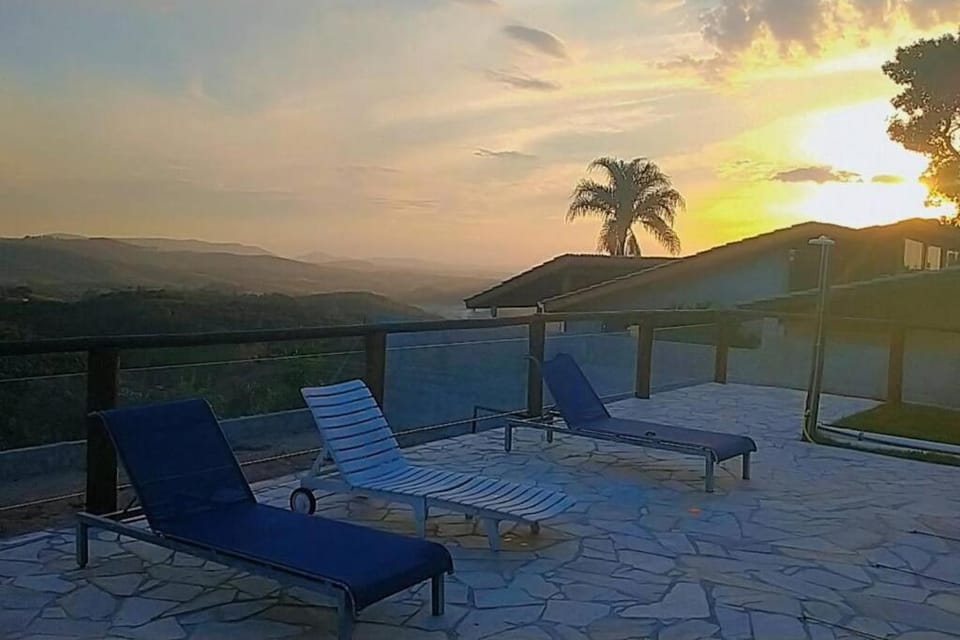 Day, Natural landscape, Mountain view, Sunset, sunbed