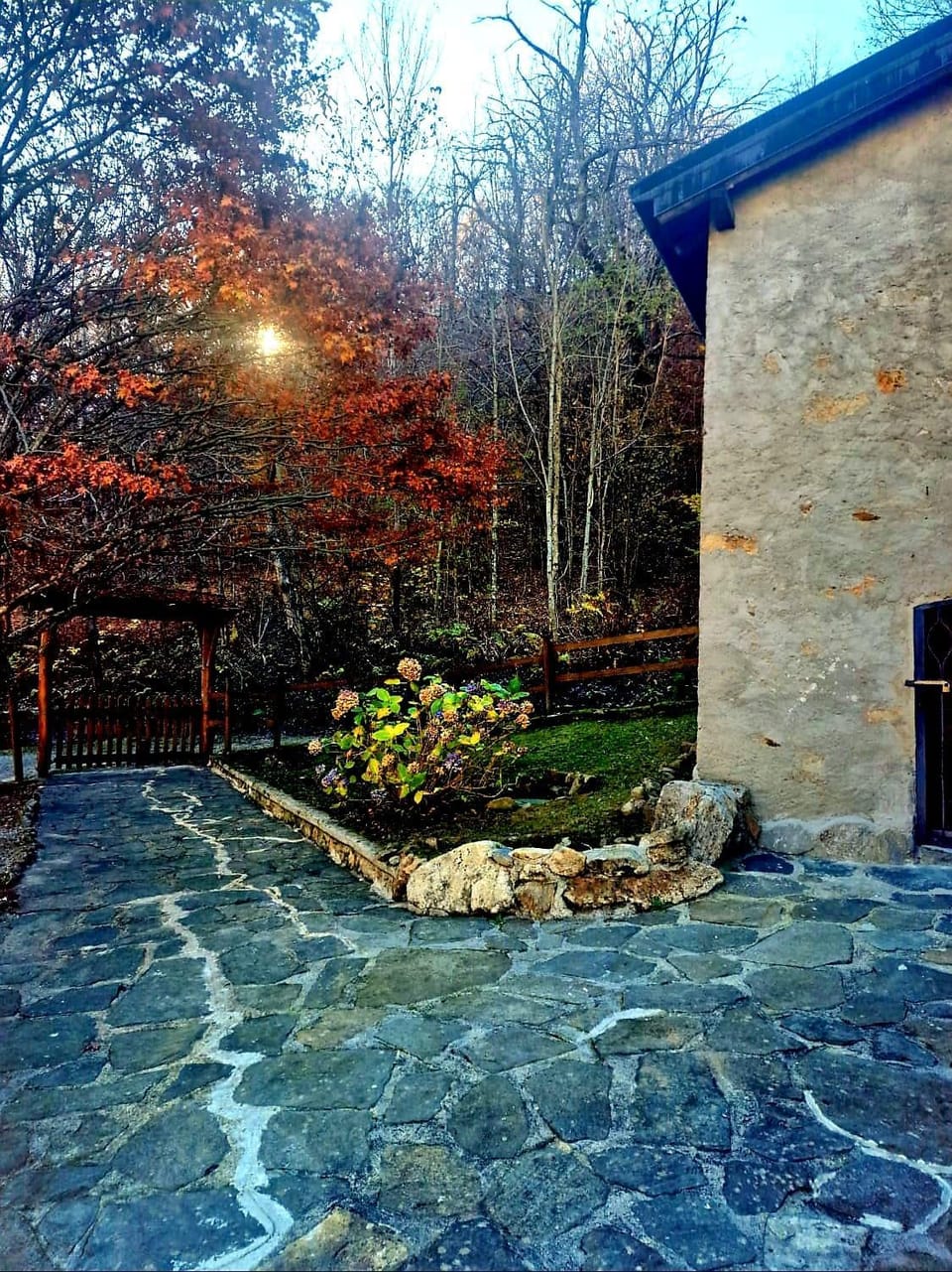 Property building, Garden view