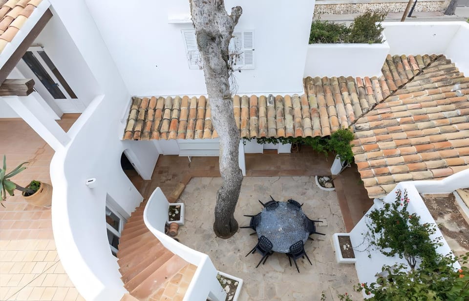 Property building, Living room, Swimming pool