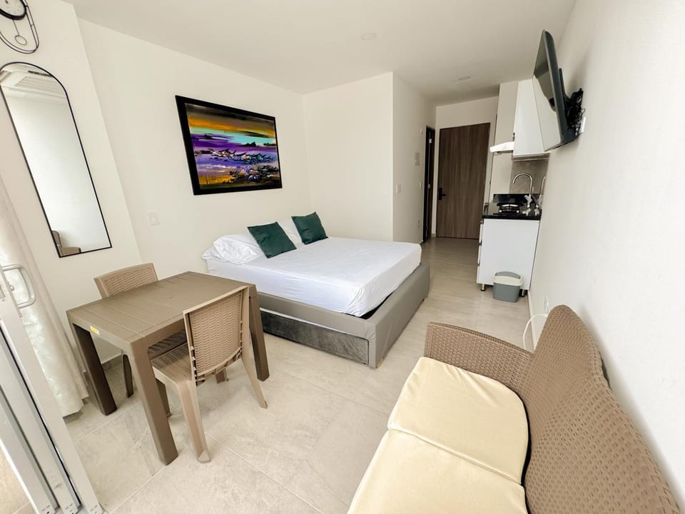 Bed, Living room, Bedroom