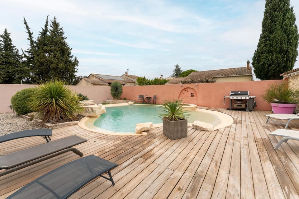 Property building, Living room, Swimming pool