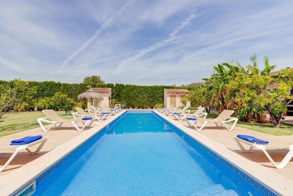 Property building, Living room, Swimming pool