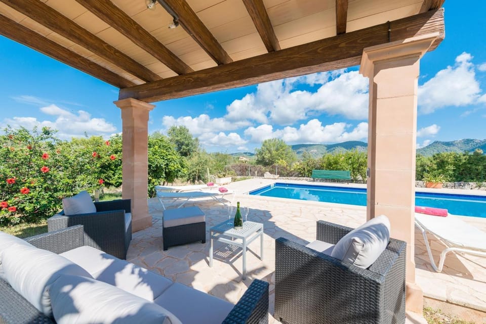 Property building, Living room, Swimming pool