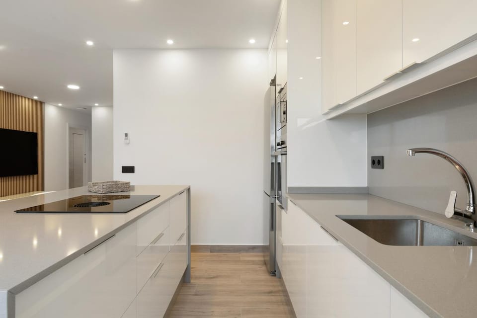 Kitchen or kitchenette, Living room