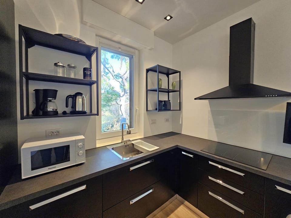 dishwasher, oven, stove, toaster