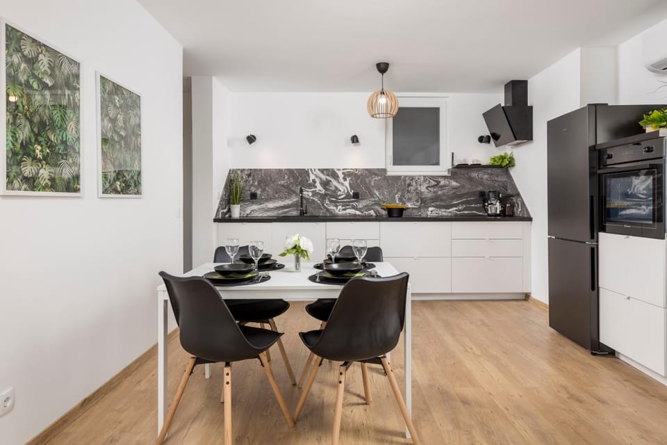 Kitchen or kitchenette, Dining area, oven, stove