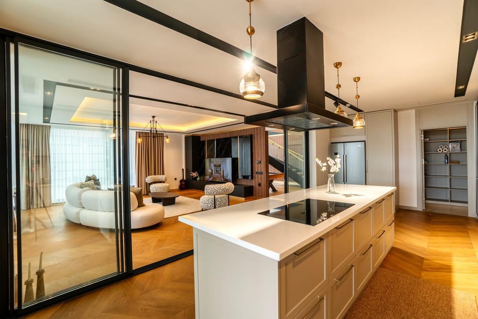 Property building, kitchen