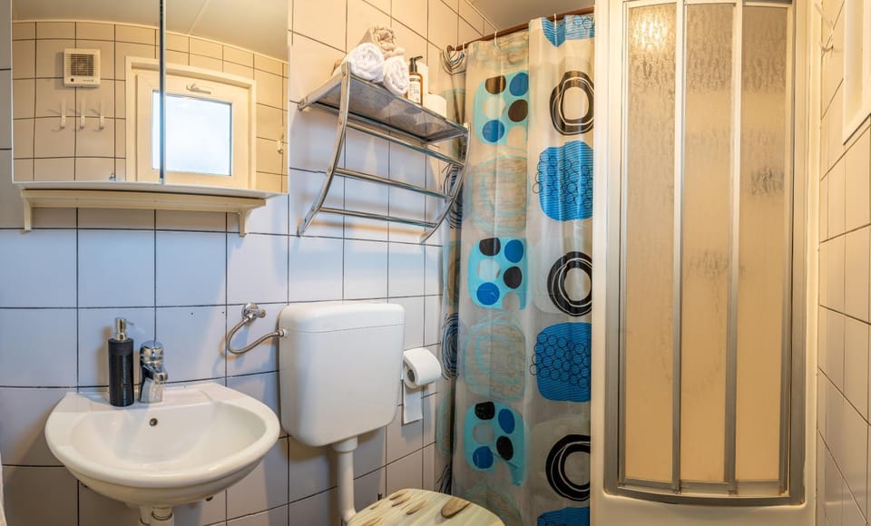 Shower, Toilet, Bathroom, towels