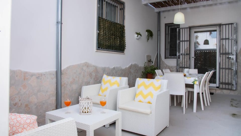 Property building, Patio, Day, View (from property/room), Living room
