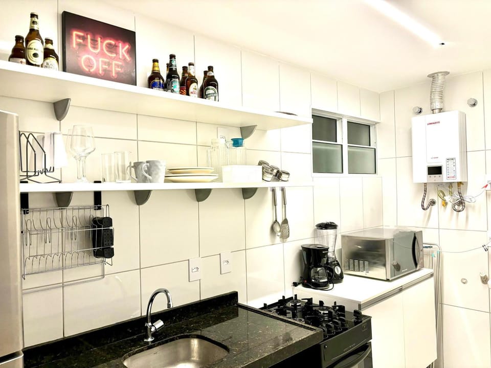 Kitchen or kitchenette, oven, stove