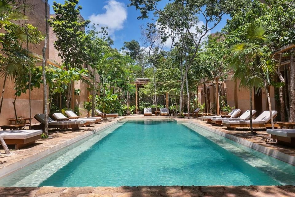Patio, Natural landscape, Swimming pool, Swimming pool