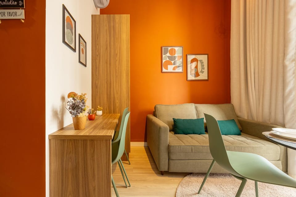 Easy Star - Brook - Mezanino próximo da Estação Brooklin Apartment in Sao Paulo City