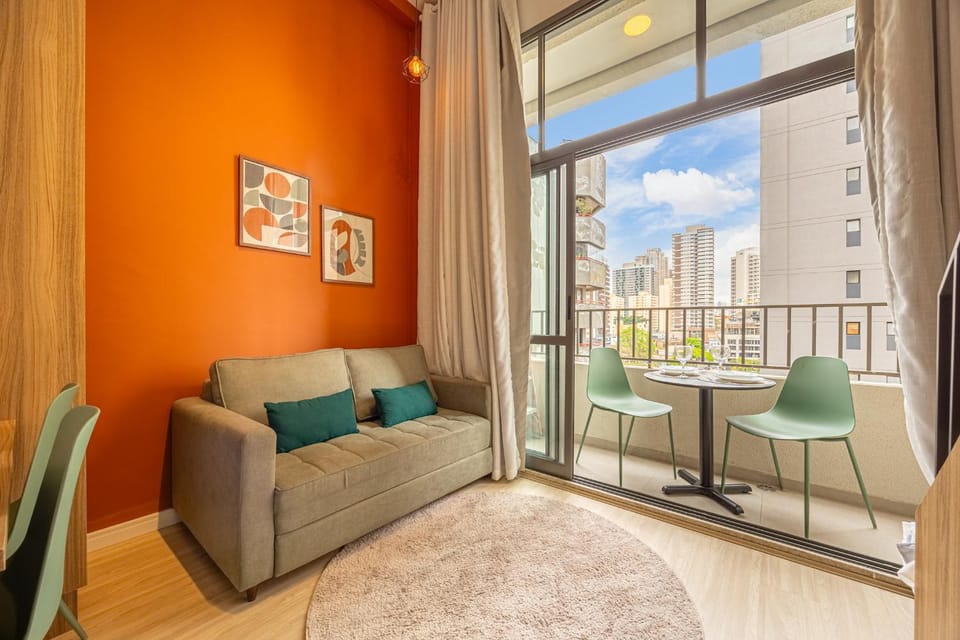 Easy Star - Brook - Mezanino próximo da Estação Brooklin Apartment in Sao Paulo City