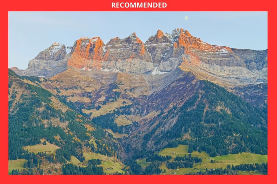 Nearby landmark, Day, Natural landscape, Mountain view, Mountain view, Sunset