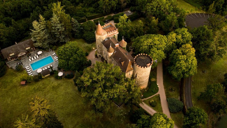 Property building, Bird's eye view, Landmark view