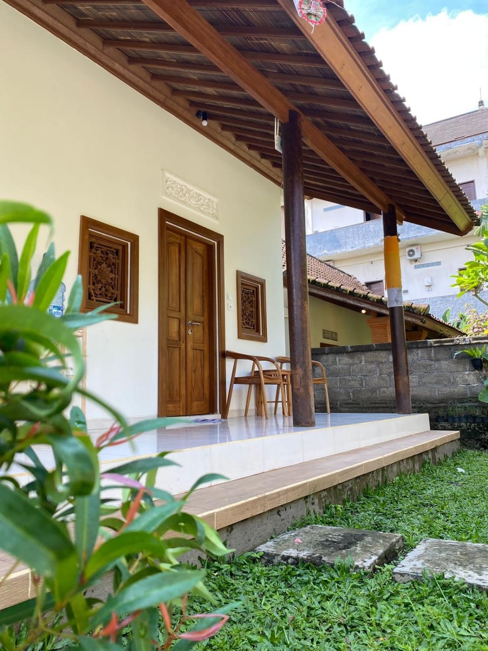 Property building, Day, Garden view