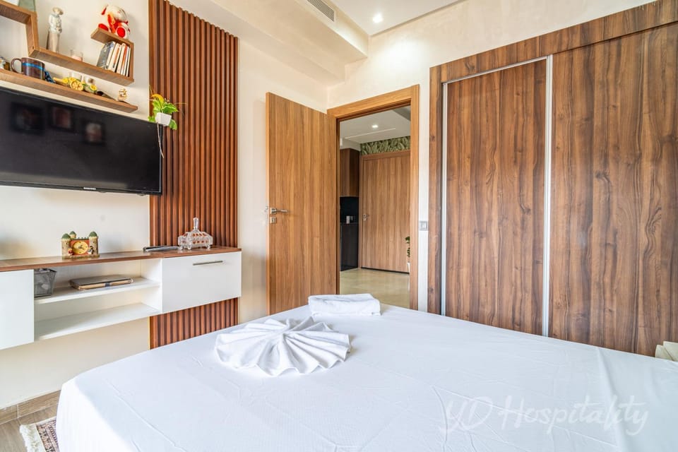 Kitchen or kitchenette, Bedroom, towels, wardrobe