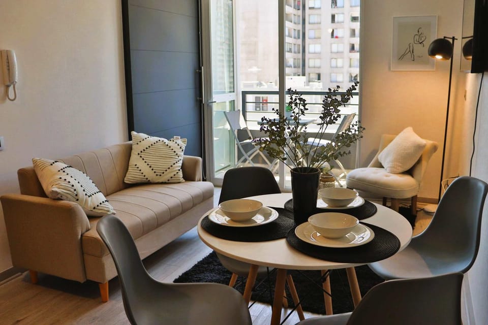 HOM I ModernoDepto Santiago Centro CálidoConectado Apartment in Santiago