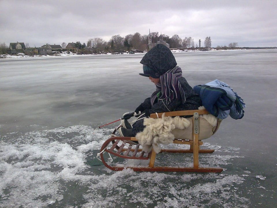 Winter, Fishing, Sports