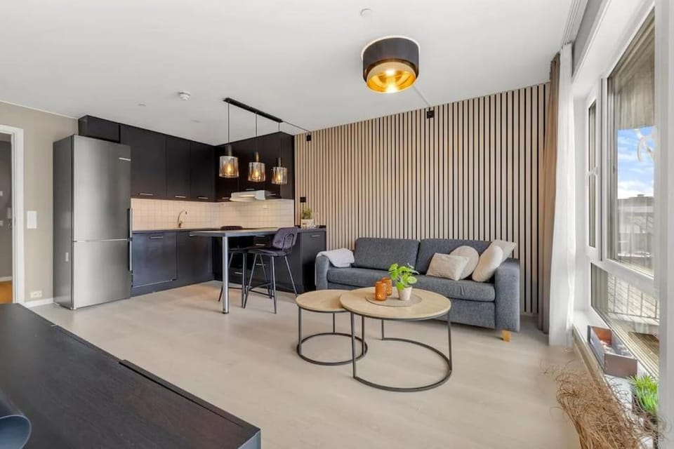 Kitchen or kitchenette, Living room, Seating area