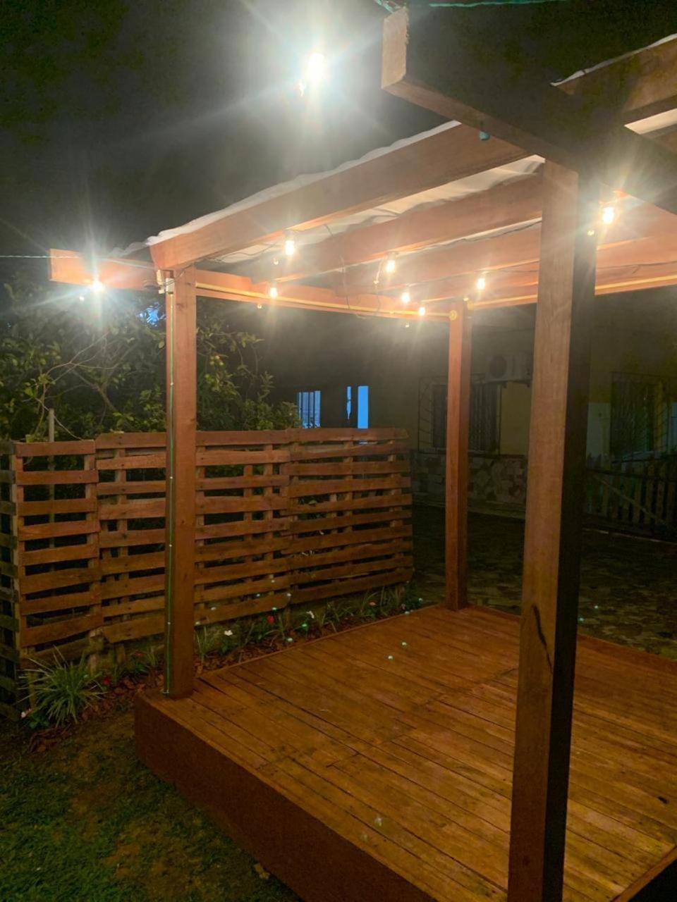 Night, Garden, Garden view