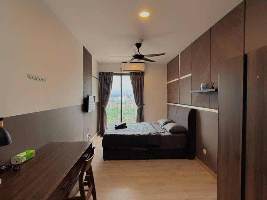 Bed, Photo of the whole room, Bedroom, wardrobe