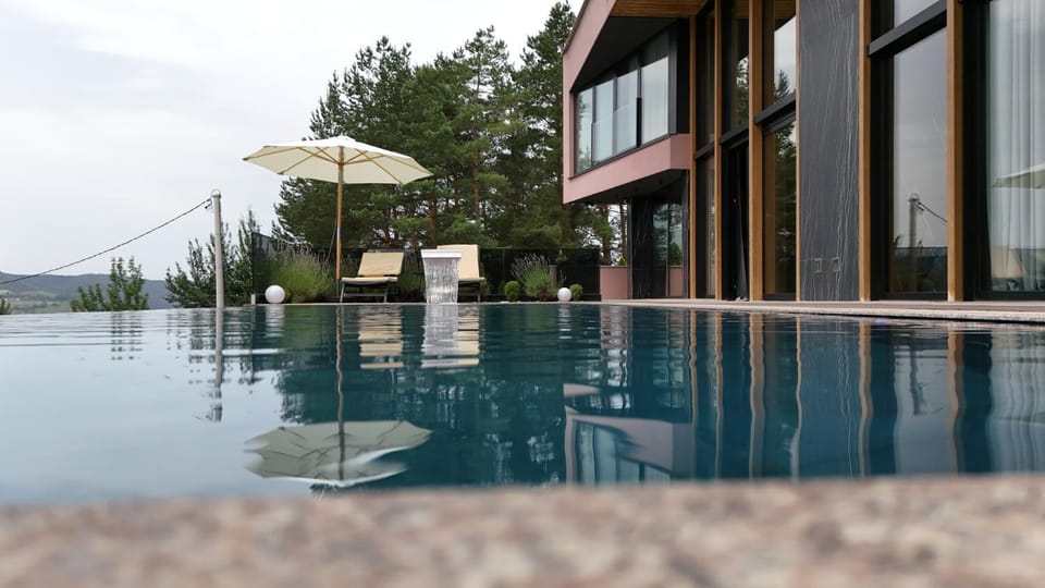 Natural landscape, Pool view, Swimming pool