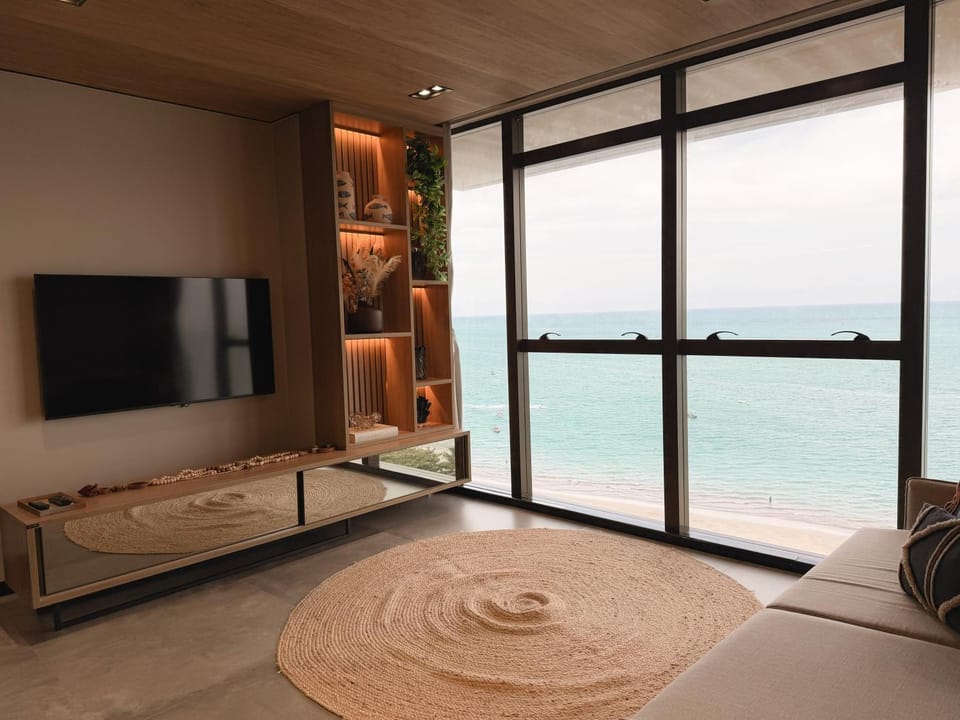 High Standard Premium Apartment Sea Front Balcony New Time 1207 Apartment in Maceió