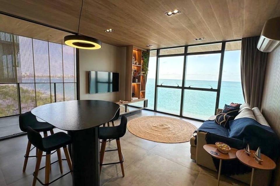 High Standard Premium Apartment Sea Front Balcony New Time 1207 Apartment in Maceió