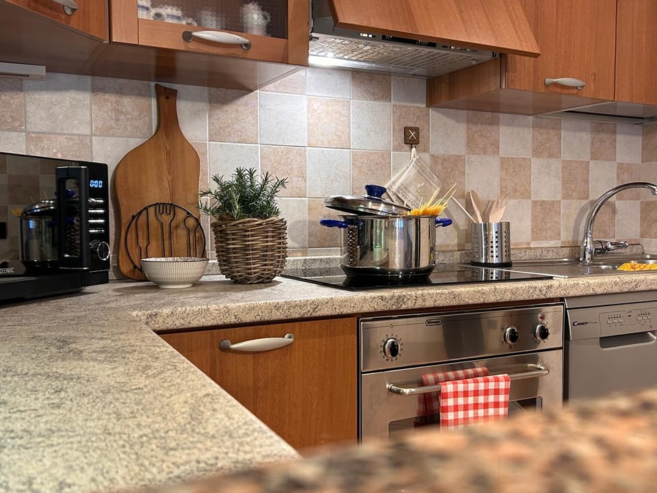 Coffee/tea facilities, Kitchen or kitchenette, dishwasher, stove