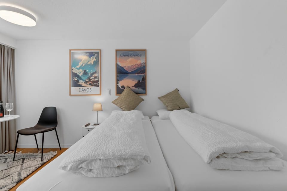 Gemütliche 1 Zimmer Wohnung in Davos Wiesen nähe der Skigebiete Davos Apartment in Canton of Grisons