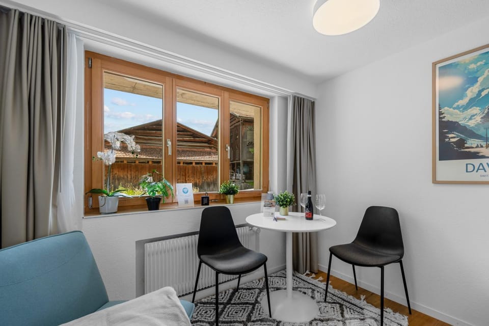Gemütliche 1 Zimmer Wohnung in Davos Wiesen nähe der Skigebiete Davos Apartment in Canton of Grisons