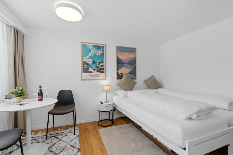 Gemütliche 1 Zimmer Wohnung in Davos Wiesen nähe der Skigebiete Davos Apartment in Canton of Grisons