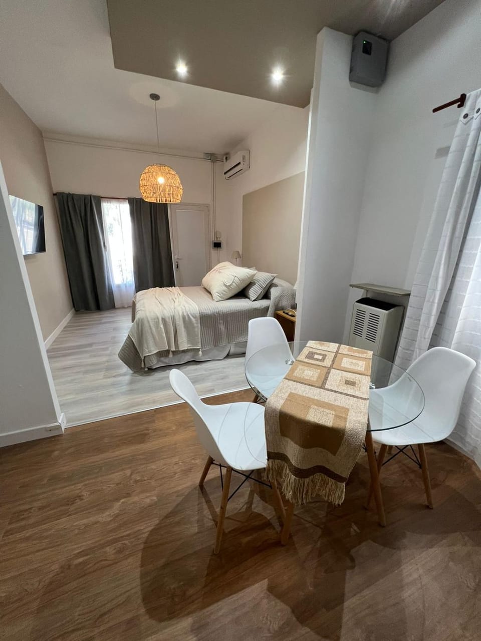 Dining area, air conditioner