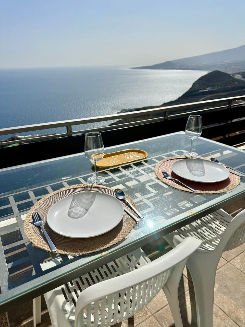 Natural landscape, View (from property/room), Balcony/Terrace, Sea view