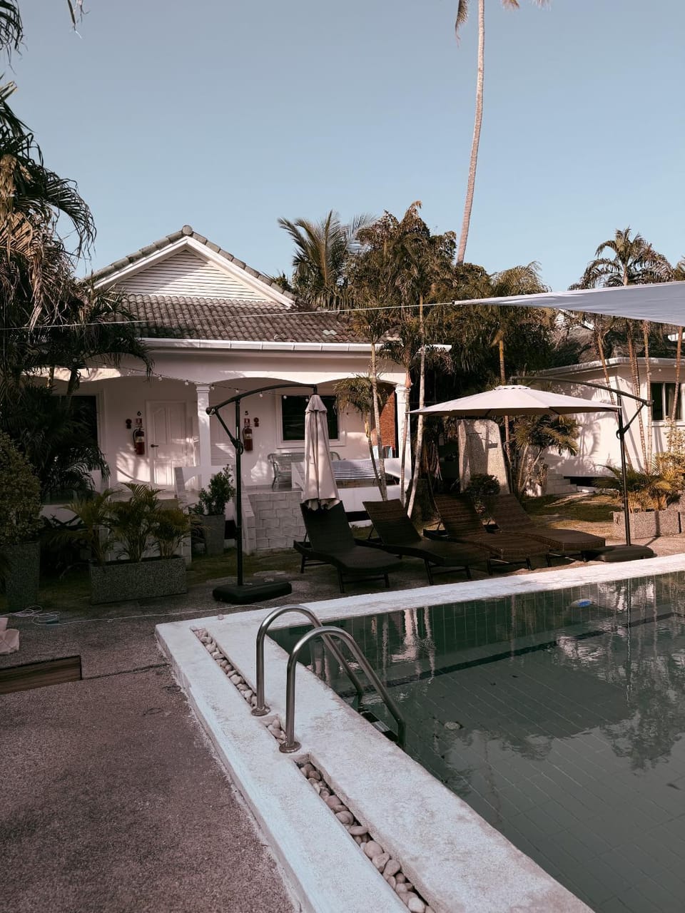 Property building, Day, Garden, Swimming pool