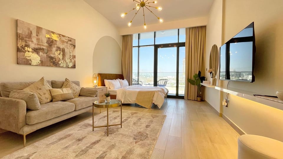Luxury Interior Studio with Direct Burj Khalifa Views in the Heart of Dubai Apartment in Dubai