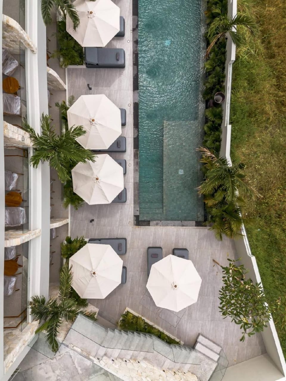 Patio, Day, Pool view, Swimming pool, sunbed