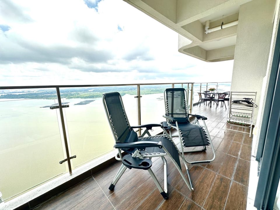 Natural landscape, Seating area, Sea view