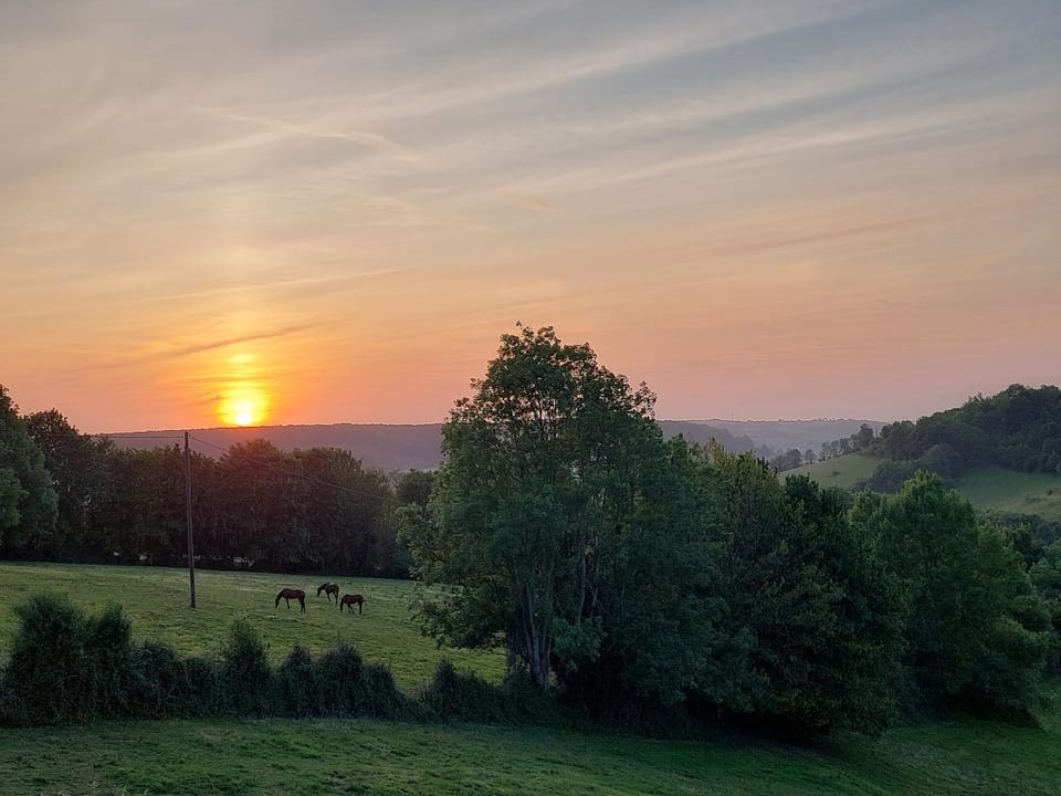Natural landscape, Sunset