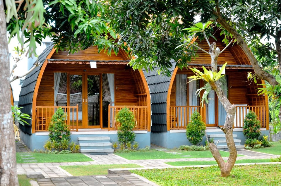 Property building, Garden view