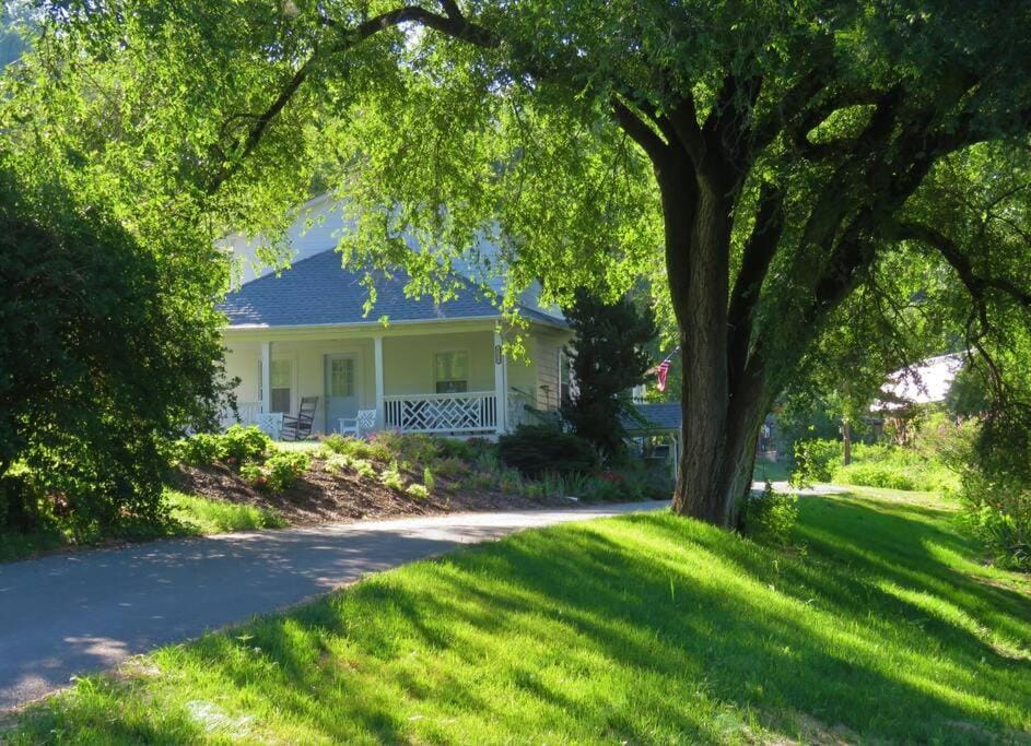 Property building, Natural landscape, Street view