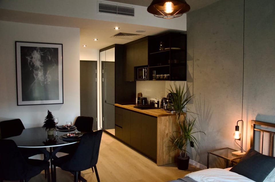 Kitchen or kitchenette, Living room, microwave, oven, stove, stove, wardrobe, kitchen, kitchen