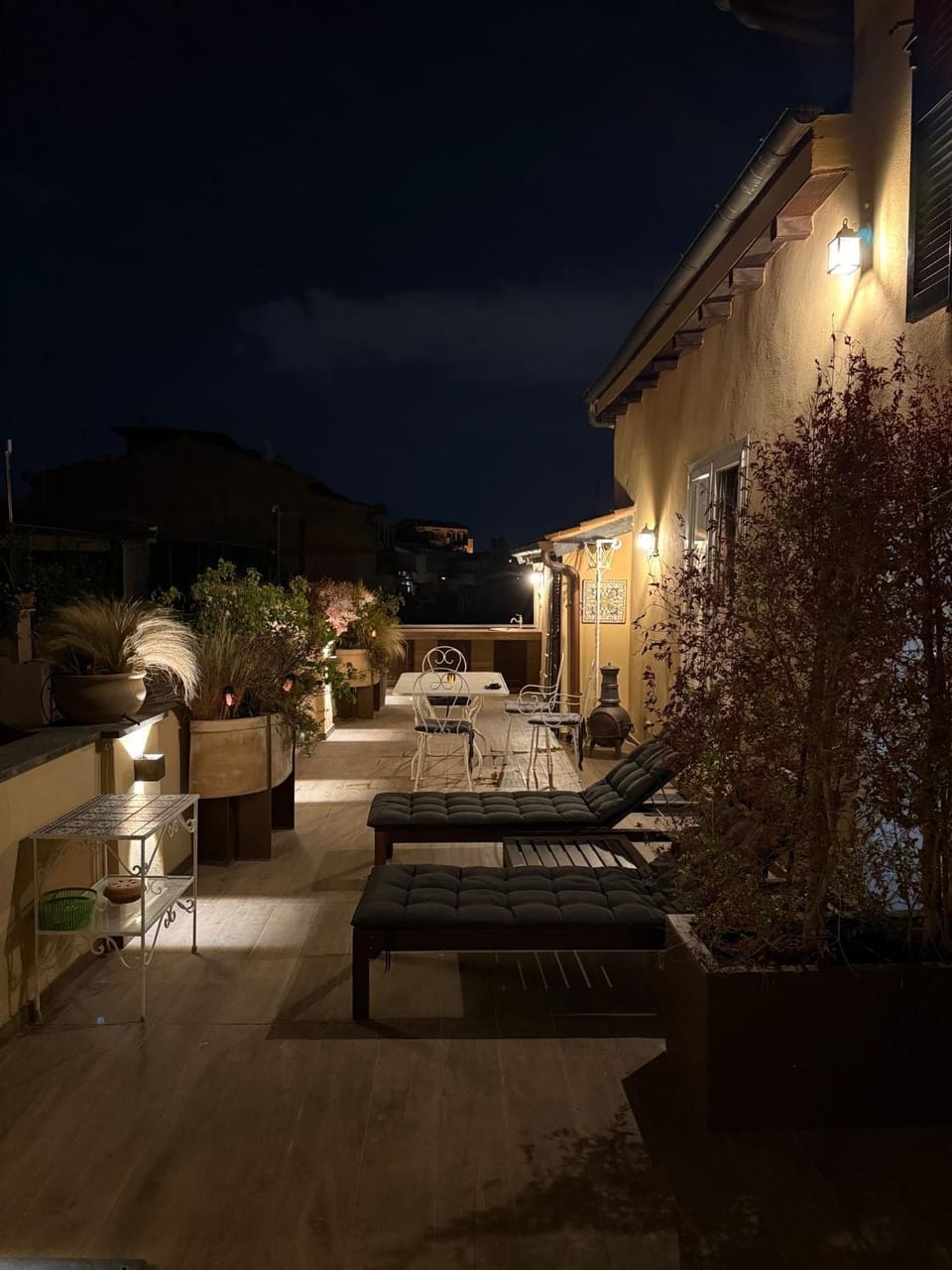 Property building, Patio, View (from property/room), Balcony/Terrace, sunbed
