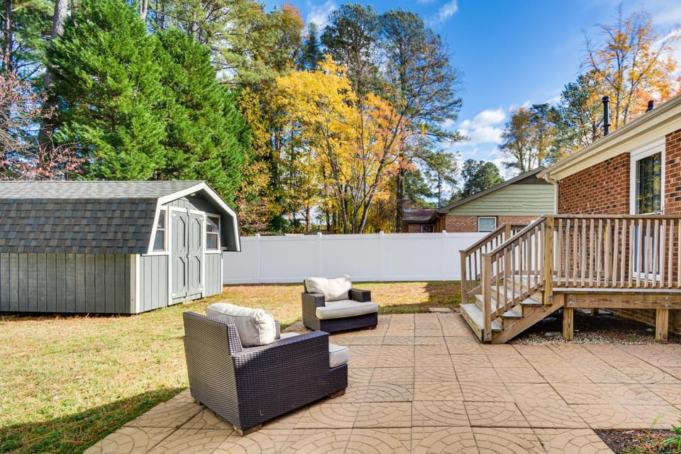 Walk to Parks & Town Square: Cary Home w/ Yard! House in Cary