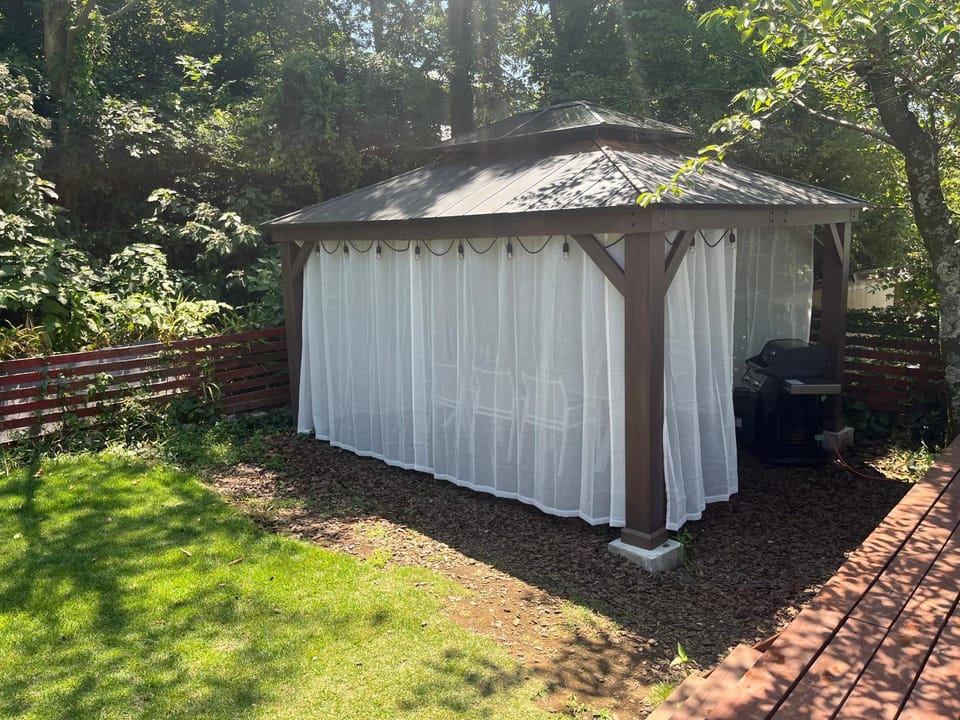 Property building, Garden, Garden view
