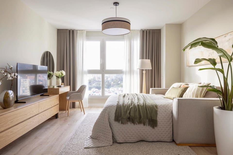 Bed, Living room, Other, Other, Other, Photo of the whole room, Seating area, Bedroom